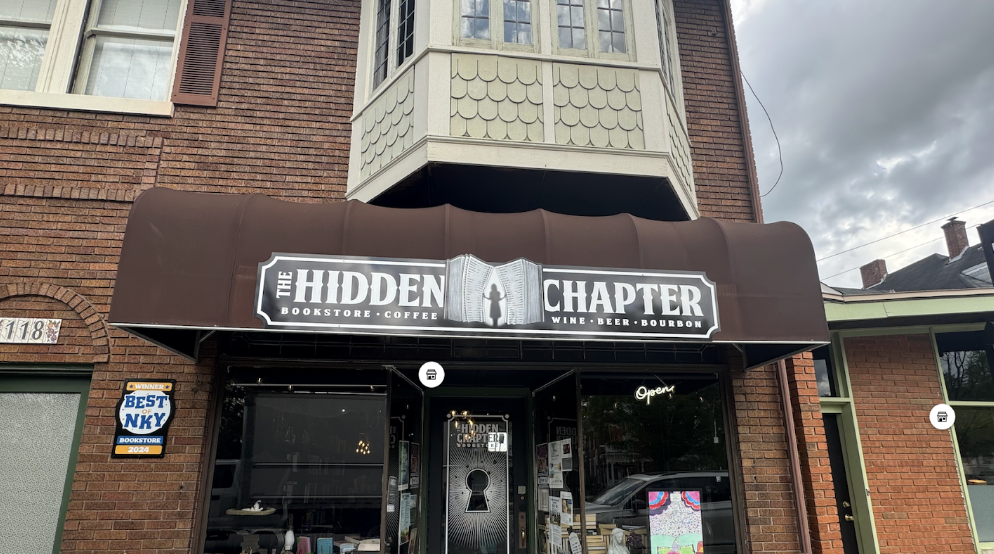 Hidden Chapter Bookstore front entrance. 